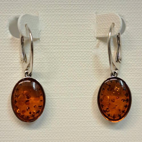 HWG-2354 Earring, Oval & Sterling Silver $45 at Hunter Wolff Gallery